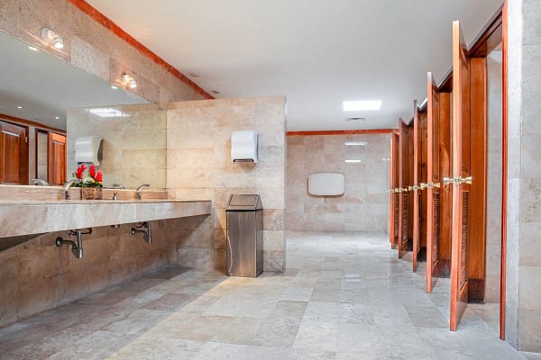 hotel-bathroom-floor-cleaning Hotel bathroom floor cleaning